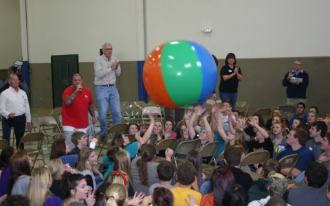 Challenge Day at Blissfield High School. Copyright 2012, River Raisin Publications, Inc.
