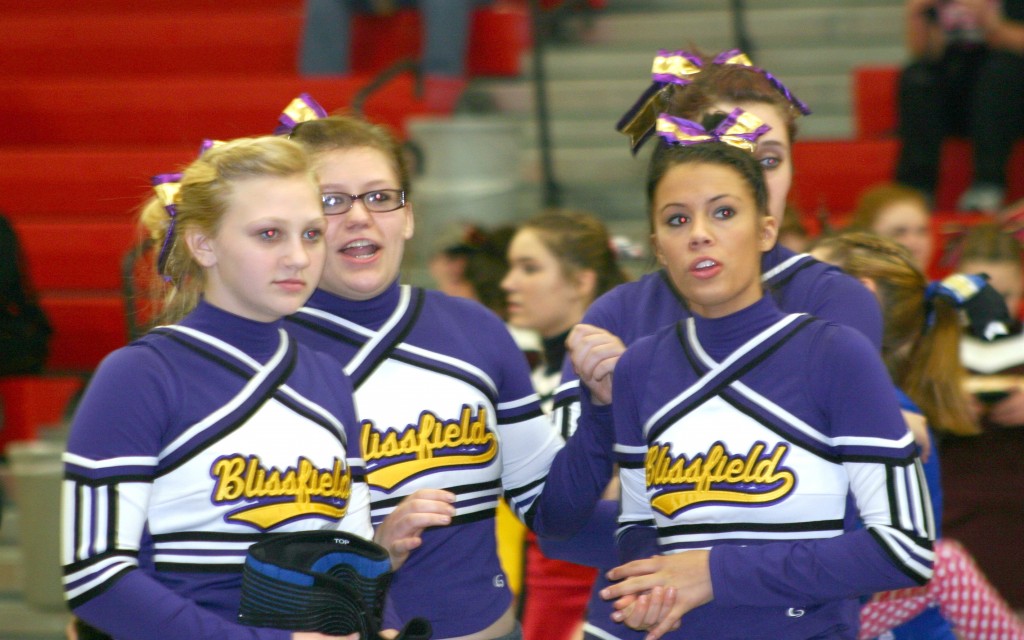 Season ends at districts for BHS cheer team Blissfield Advance