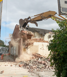 Richland Furs is being demolished in Blissfield.